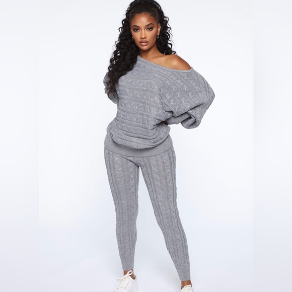 Grey Sweater Set - Picture 2 of 3